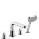 Hansgrohe-HG-4-Loch-Wannenarmatur-Metris-S-F-Set-Auslauf-lang-chrom-Wannenrandmontage-31447000 gallery number 1